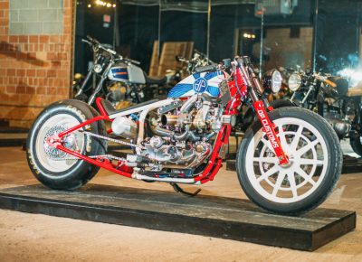 A 1979 Harley-Davidson Ironed built by DP Customs. Photo: @clancycoop