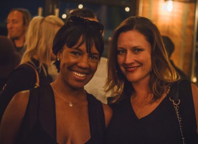 (L–R) Chantelle Bourdex of Slow Foods Utah poses with Amber Oothoudt. Photo: Talyn Sherer