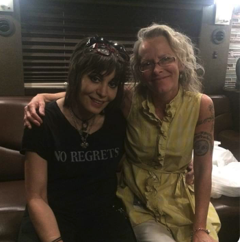 (L–R) Joan Jett and Angie Kirk