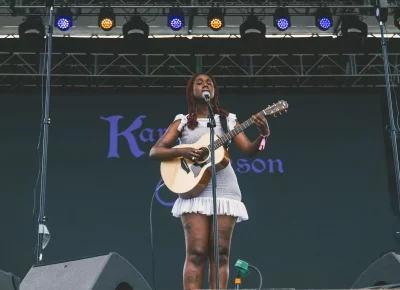 Kara Jackson performs at Kilby Block Party.