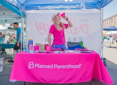 Planned Parenthood always rocks the great poses and even greater swag. Photo: Talyn Behzad.