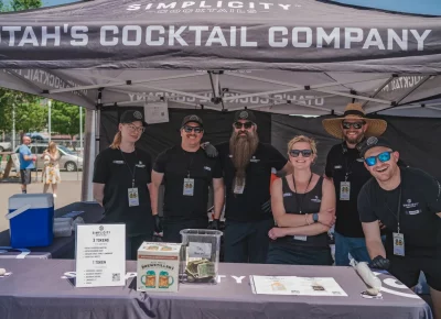 The Simplicity Cocktail crew came out swinging with 2 full booths full of great mixtures. Photo: Talyn Behzad.