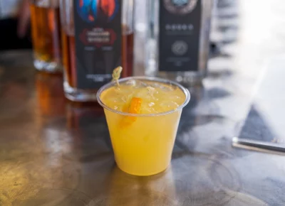 Whiskey Sour from Clear City Distillery, perfectly made. Photo: Chay Mosqueda.