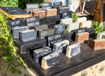 Local soap made by Hive Mind Apiary. Photo: Chay Mosqueda.