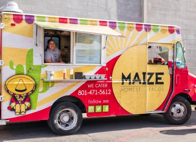 Mary from Maize served attendees delicious, authentic tacos all day. Photo: Chay Mosqueda.