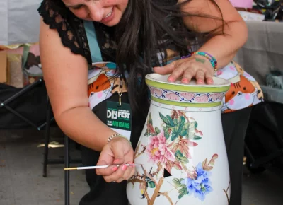 Kintsugi Art Healing shows the process. Photo: Hayley Stoddard.