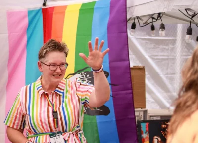 Project Rainbow brings pride to DIY Fest. Photo: Hayley Stoddard.