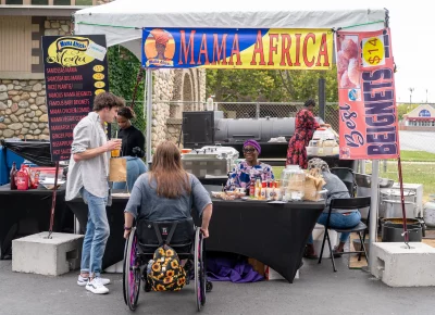 Mama Africa serves up delicious comfort food. Photo: Chay Mosqueda.