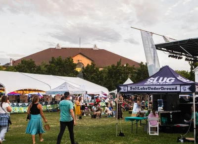 Cloud cover gives DIY Fest attendees a break from the heat. Photo: Derek Brad.