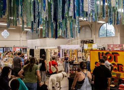 Dogs enjoy their time at DIY Fest, too. Photo: Derek Brad.