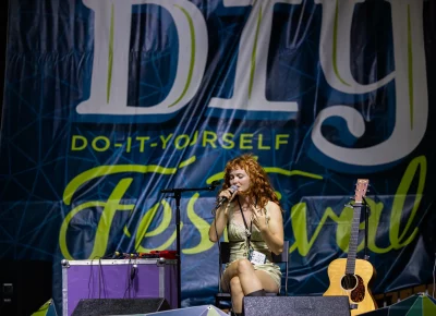 Kacy Hill owns the stage. Photo: Derek Brad.