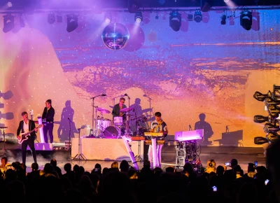 Tycho's ambient electronic soundscapes mesh perfectly with their visuals. Photo: Derek Brad.