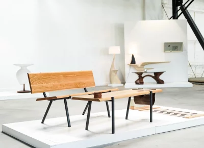 The exhibit connects the public to eclectic designers and builders.