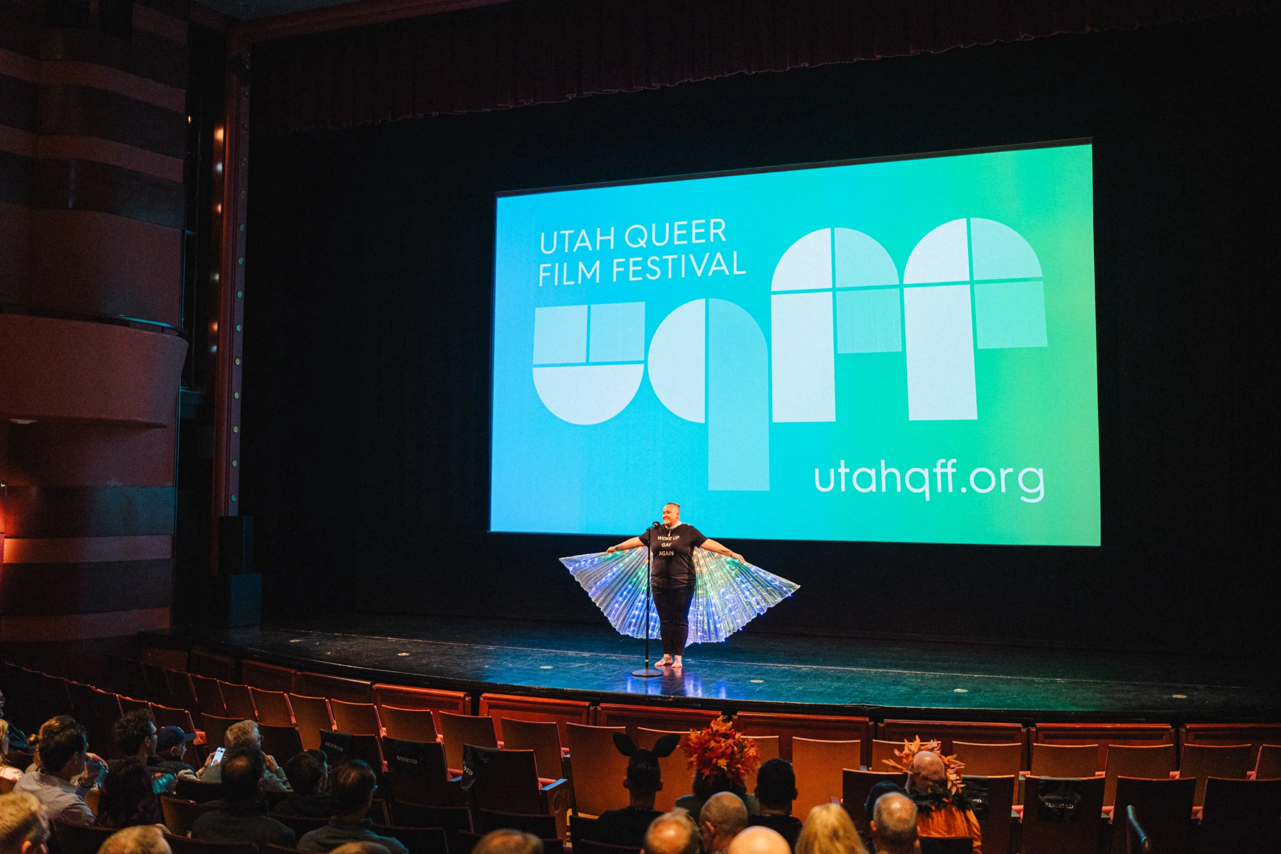 Utah Queer Film Festival stage