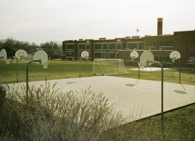 "Council of the Basketball Hoop," 35mm Film Photography.