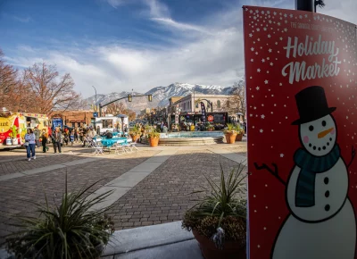 The festivities range far and wide at Holiday Market. Photo: Derek Brad.