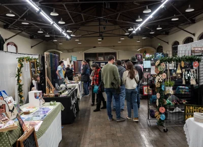 All the art forms you can imagine are on display at Holiday Market. Photo: Dominic Jordon.