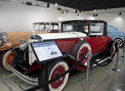 The car museum has great classic cars on display. Photo: Evan Hancock.