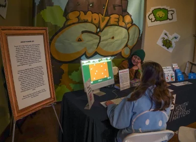 The Indie Game Arcade is an immersive experience. Photo: Evan Hancock.