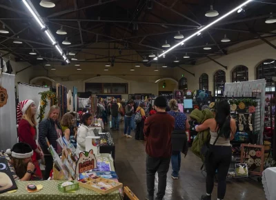 You could spend hours browsing Holiday Market. Photo: Evan Hancock.