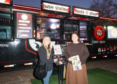 Sushi Squad rounds out the food truck offerings. Photo: John Barkiple.