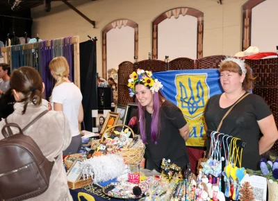 All the vendors greet customers with a smile. Photo: John Barkiple.