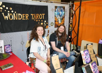 Holiday Market even offers tarot readings. Photo: John Barkiple.