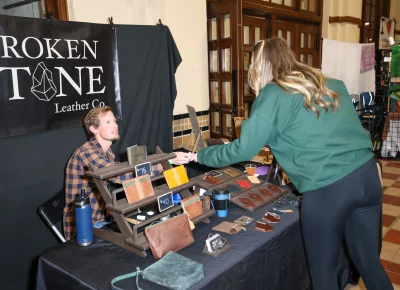 Broken Stone Leather Goods sells incredible gifts. Photo: John Barkiple.