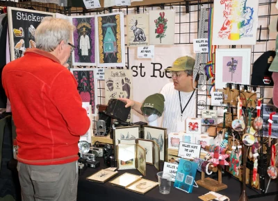 Need roller skate accessories? Holiday Market has you covered. Photo: John Barkiple.