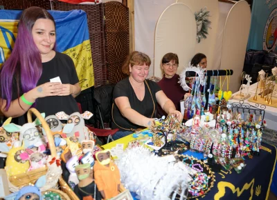 All the gifts you can dream of are for sale at Holiday Market. Photo: John Barkiple.