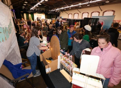 Holiday Market has something for all art lovers. Photo: John Barkiple.