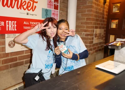 It's rewarding to volunteer at Holiday Market. Photo: John Barkiple.