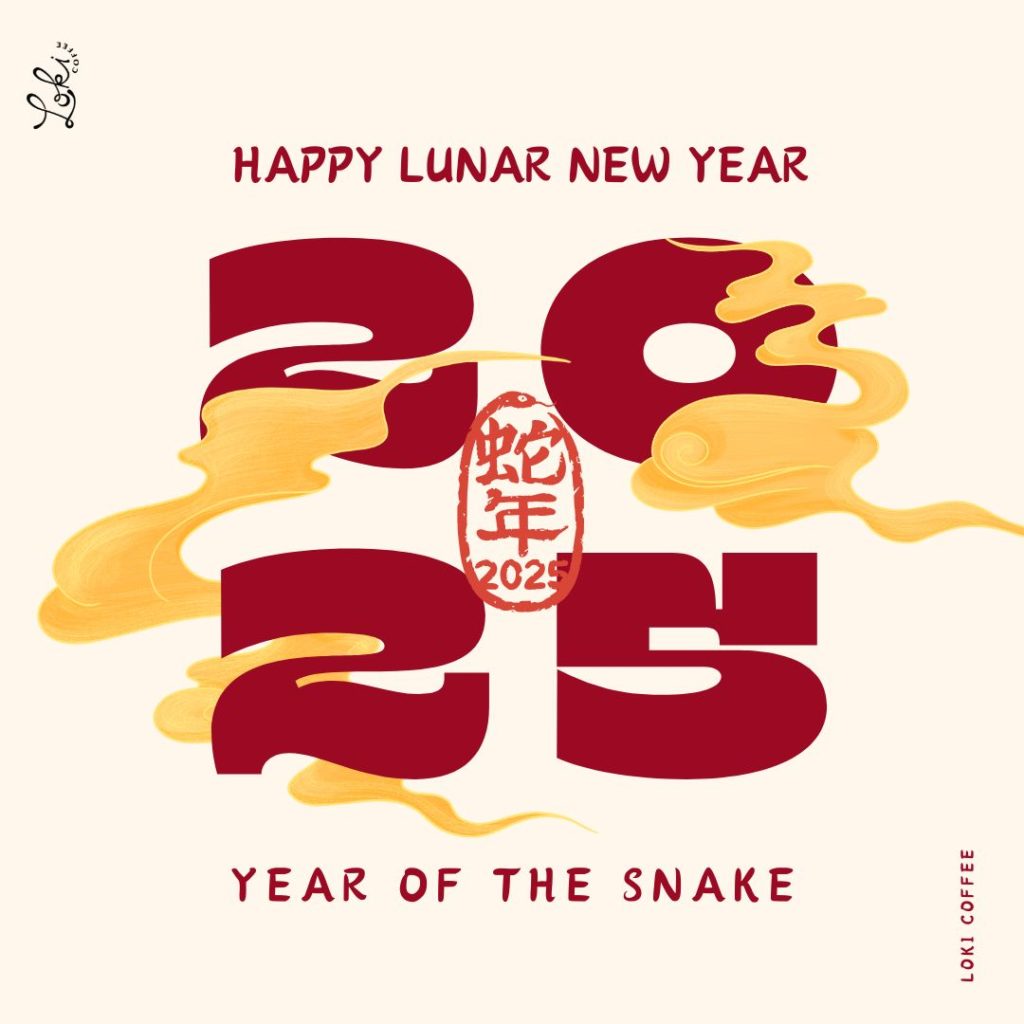 Lunar New Year Celebrations 🐍🧧🍊 at Loki Coffee!